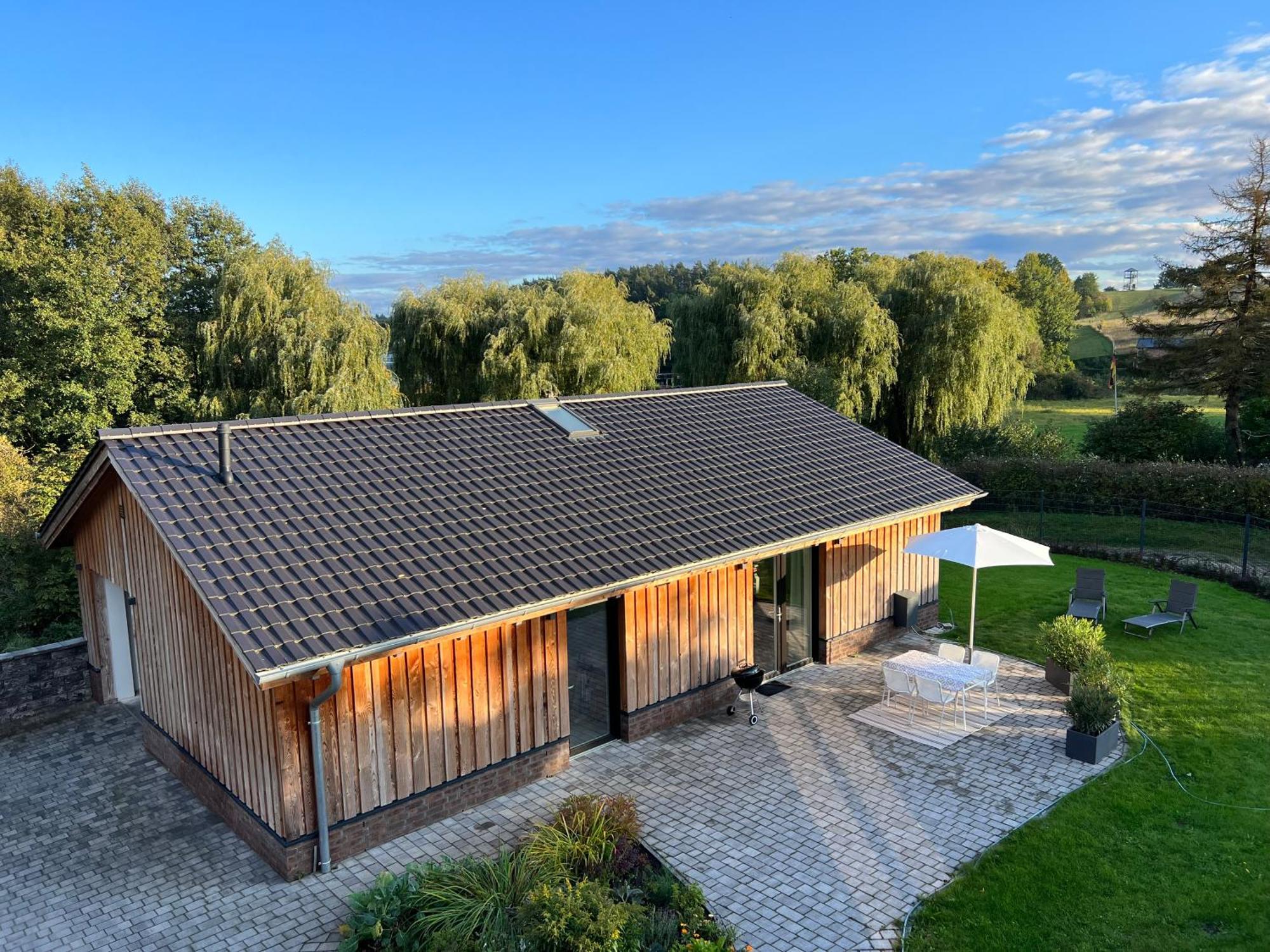 Ferienhaus Auszeit Mit Sauna Schwarz Εξωτερικό φωτογραφία